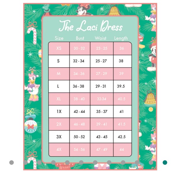 NWOT 2X Stitch Shoppe Disney Christmas Dress - Picture 4 of 9